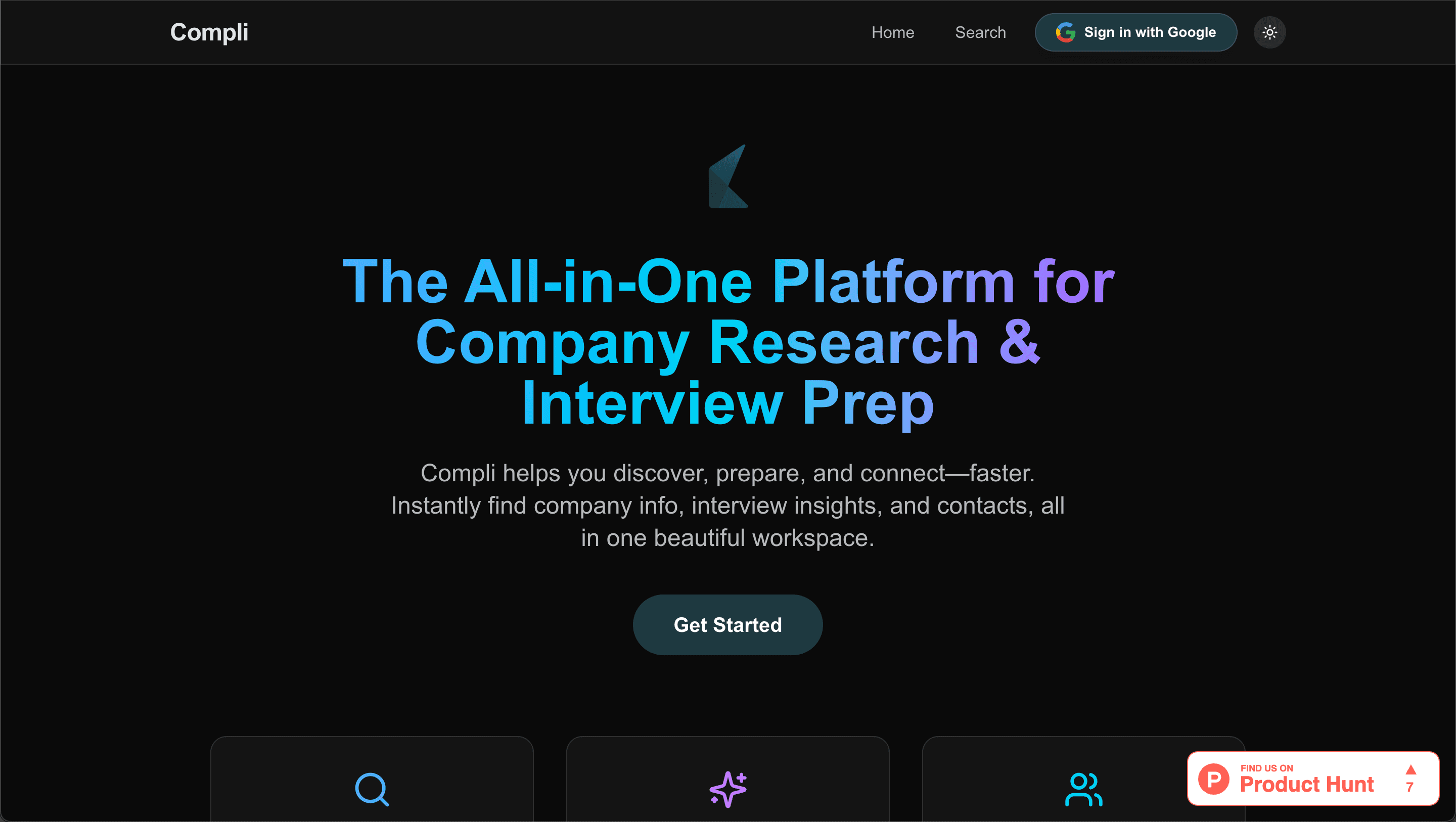Compli - AI-Powered job preparation